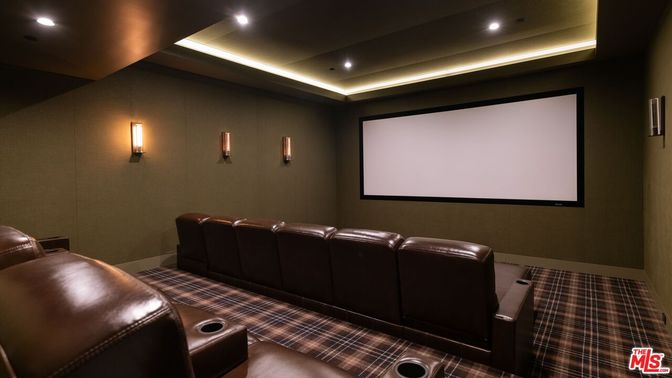 Home Theatre Room, Interior, Projection Screen, Recessed Lighting, Theatre Room