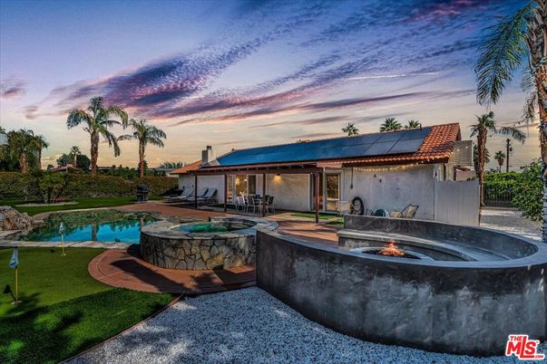 Exterior, Pool, Solar Panels