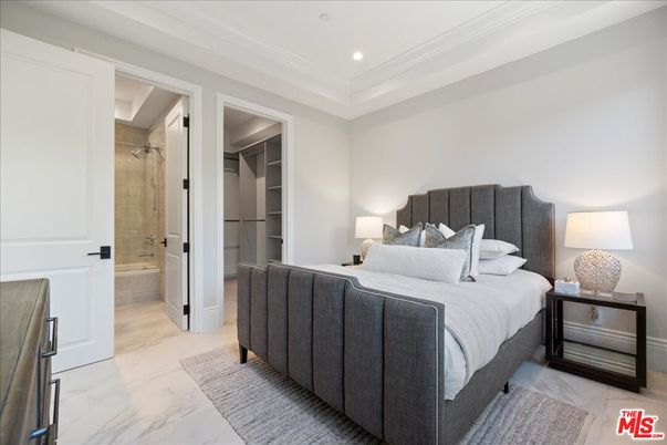 Bathroom, Bedroom, Glass Shower, Interior, Marble, Recessed Lighting