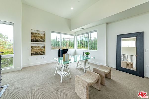 Home Office, Interior, Recessed Lighting