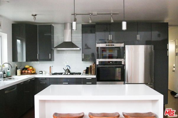 Interior, Kitchen, Pendant Lights, Stainless Steel Appliances