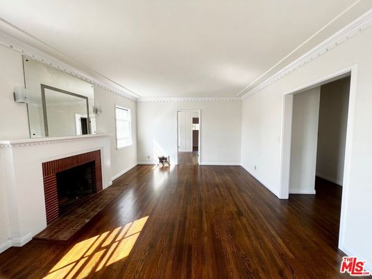 Empty room, Fireplace, Interior, Wood Texture Flooring