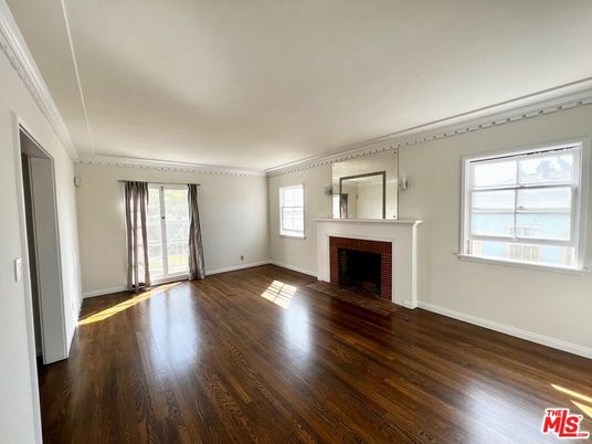 Empty room, Fireplace, Interior, Wood Texture Flooring