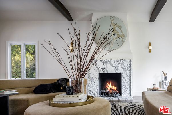 Fireplace, Interior, Living room, Wooden Beams