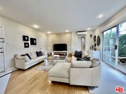 Interior, Living room, Recessed Lighting, Stone Walls, Wood Texture Flooring