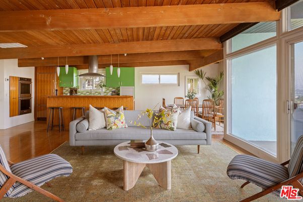 Dining room, Interior, Kitchen, Living room, Wooden Beams, Wooden Ceilings, Wood Texture Flooring