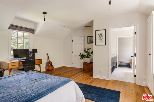 Bedroom, Home Office, Interior, Wood Texture Flooring
