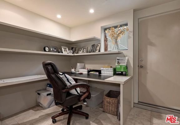 Home Office, Interior, Recessed Lighting