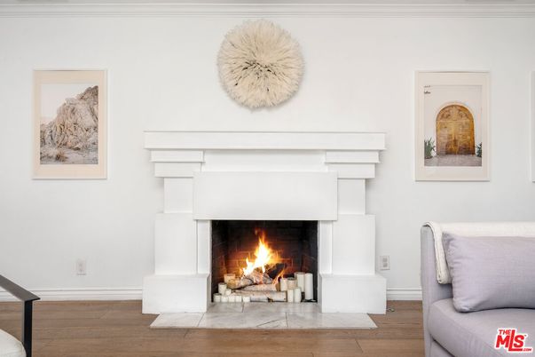 Fireplace, Interior, Wood Texture Flooring