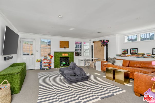Dining room, Fireplace, Interior, Living room, Recessed Lighting
