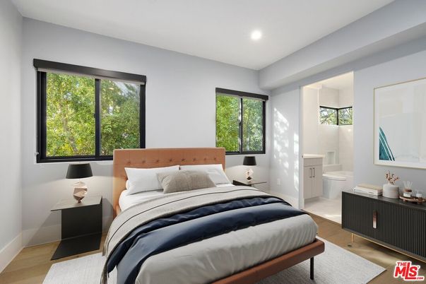 Bathroom, Bedroom, Interior, Recessed Lighting, Wood Texture Flooring