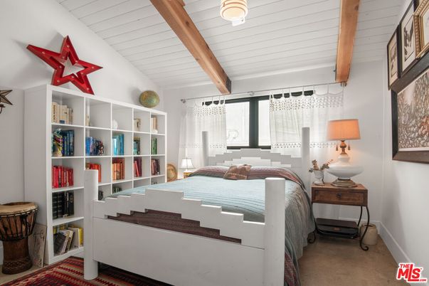 Bedroom, Interior, Wooden Beams