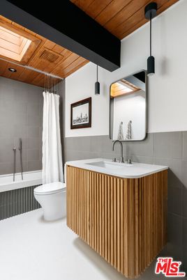 Bathroom, Interior, Wooden Ceilings