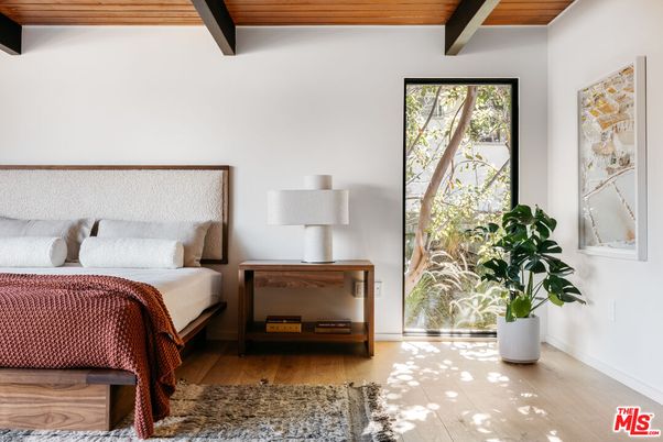 Bedroom, Interior, Wooden Beams, Wooden Ceilings, Wood Texture Flooring