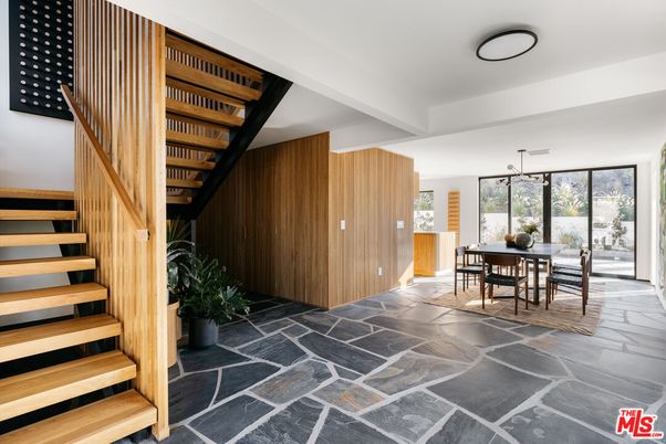 Dining room, Interior, Pendant Lights, Wooden Walls