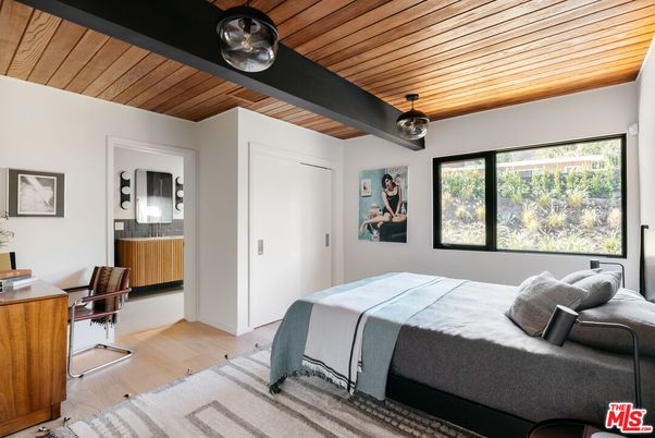 Bedroom, Interior, Wooden Ceilings, Wood Texture Flooring