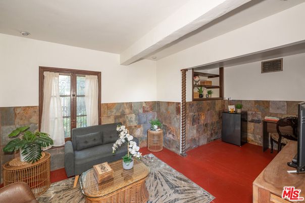 Interior, Living room, Stone Walls