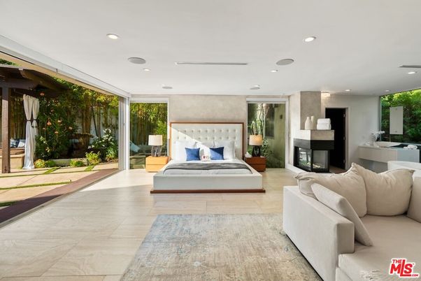 Bedroom, Fireplace, Interior, Recessed Lighting