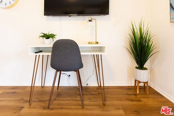 Home Office, Interior, Wood Texture Flooring