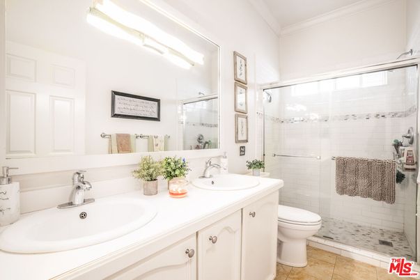 Bathroom, Dual Sink Vanities, Glass Shower, Interior