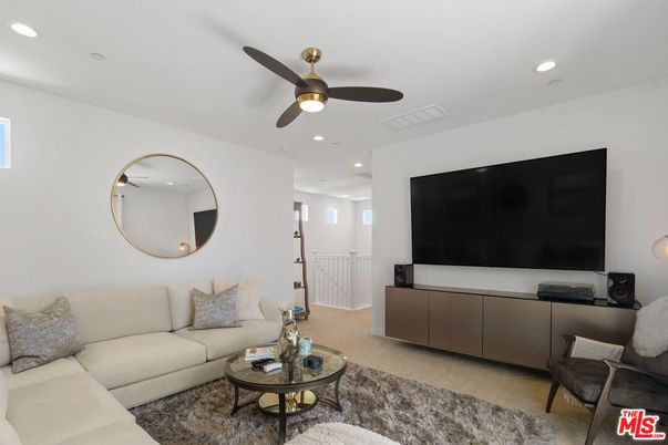 Interior, Living room, Recessed Lighting