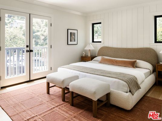 Bedroom, Interior, Wood Texture Flooring