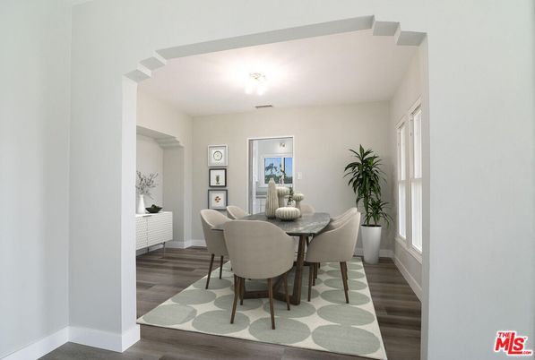 Dining room, Interior, Wood Texture Flooring