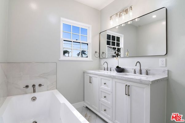 Bathroom, Dual Sink Vanities, Interior, Marble