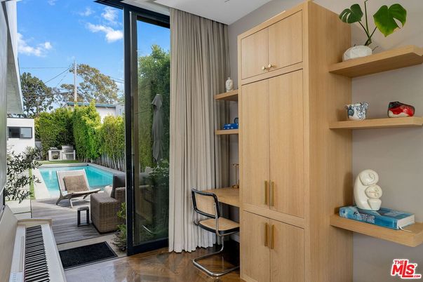 Interior, Pool, Wood Texture Flooring