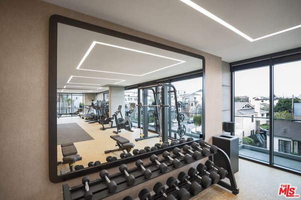 Fitness Equipment, Gym, Interior, Recessed Lighting