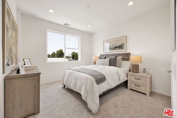 Bedroom, Interior, Recessed Lighting