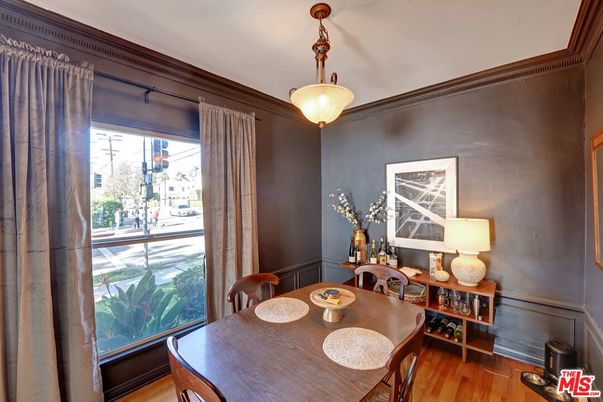 Dining room, Interior, Wood Texture Flooring
