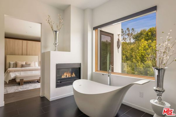 Bedroom, Fireplace, Interior, Recessed Lighting