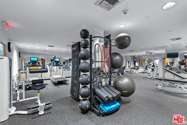 Fitness Equipment, Gym, Interior, Recessed Lighting