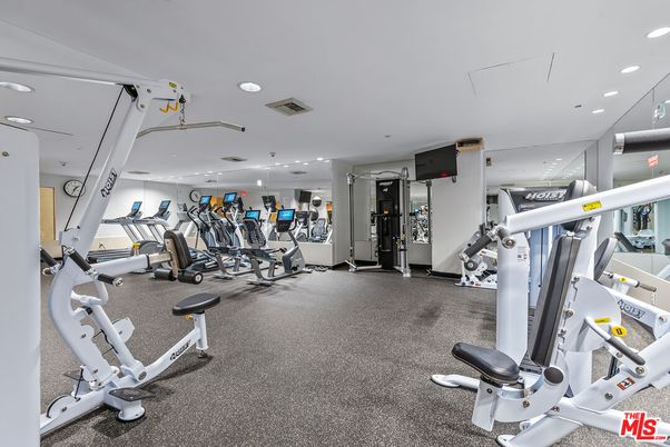 Fitness Equipment, Gym, Interior, Recessed Lighting