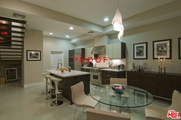 Dining room, Interior, Kitchen, Pendant Lights, Recessed Lighting, Stainless Steel Appliances