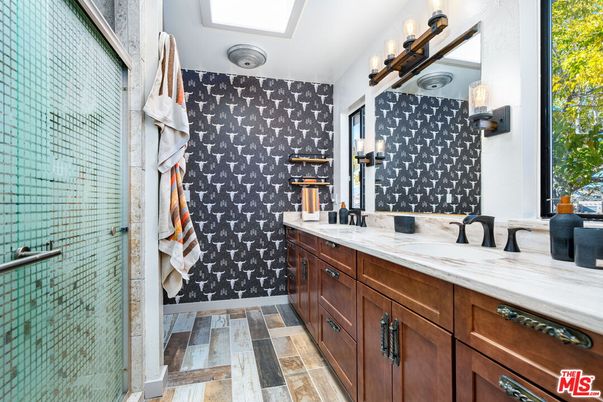Bathroom, Dual Sink Vanities, Glass Shower, Interior