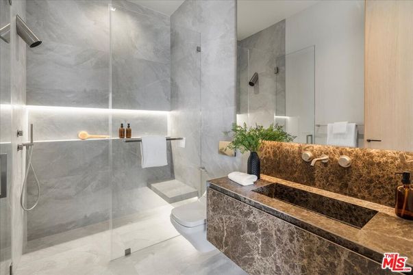 Bathroom, Glass Shower, Interior