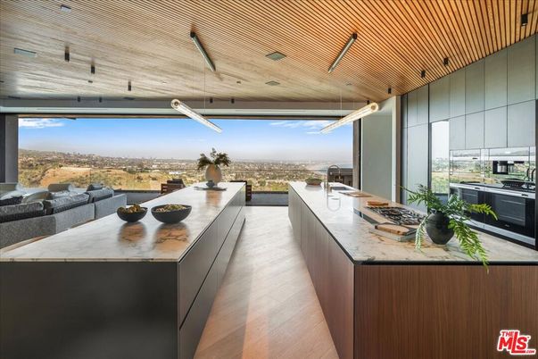 Interior, Kitchen, Pendant Lights, Stainless Steel Appliances, Wooden Ceilings