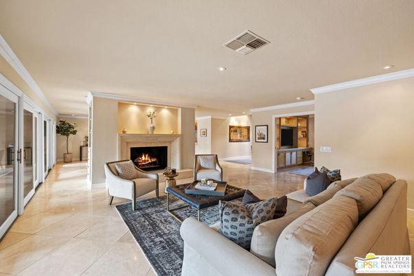 Fireplace, Interior, Living room, Recessed Lighting