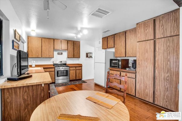 Interior, Kitchen, Wood Texture Flooring