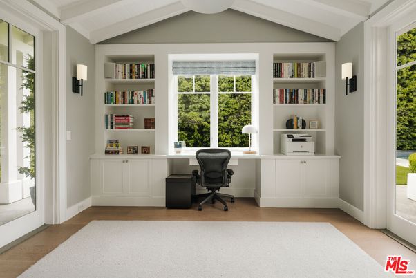 Home Office, Interior, Wood Texture Flooring