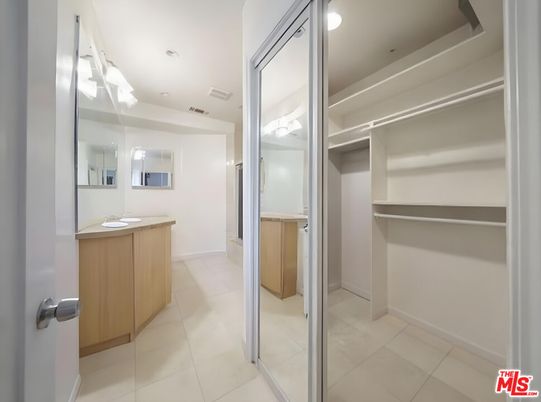 Bathroom, Glass Shower, Interior, Recessed Lighting, Walk-in Closets