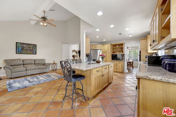 Dining room, Interior, Kitchen, Living room, Recessed Lighting, Stainless Steel Appliances