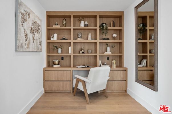 Home Office, Interior, Wood Texture Flooring
