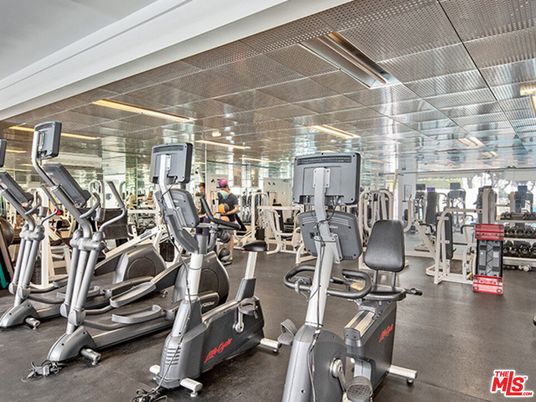 Fitness Equipment, Gym, Interior, Recessed Lighting