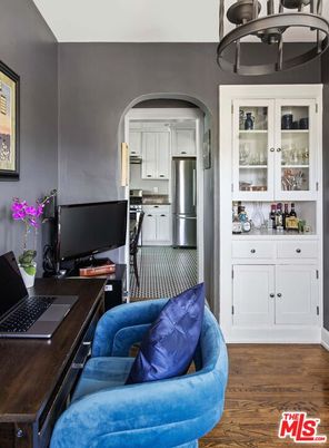 Home Office, Interior, Kitchen, Stainless Steel Appliances, Wood Texture Flooring