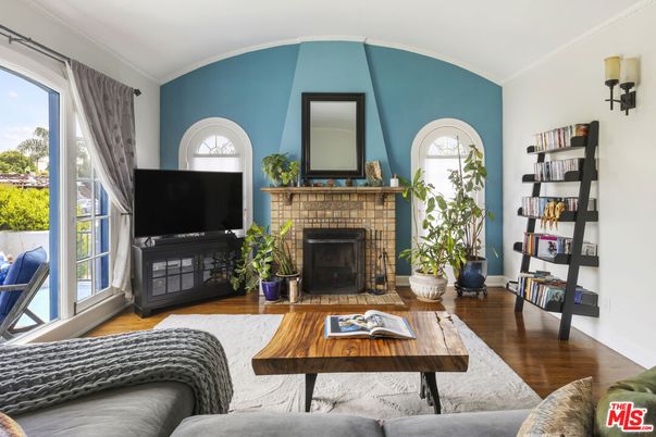 Fireplace, Interior, Living room, Wood Texture Flooring