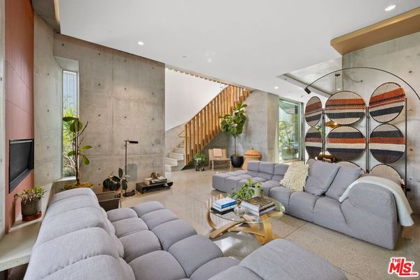 Interior, Living room, Recessed Lighting