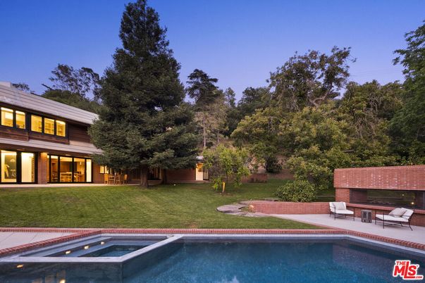 Backyard, Exterior, Fireplace, Pool